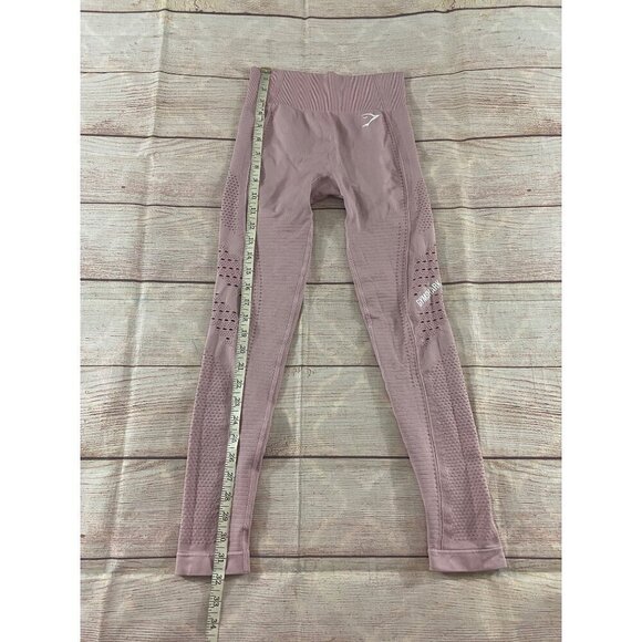 Gymshark Women's Pink Activewear Athletic Leggings - Small - Picture 4 of 10
